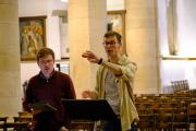 Rehearsal with Anthony Gray and Alex Kyle